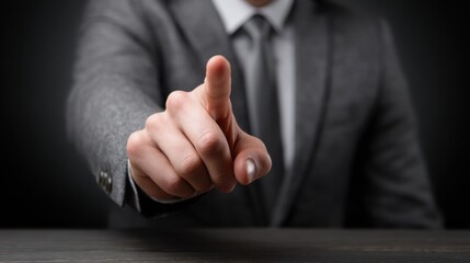 Poster - Conceptual illustration of sales objection handler icon designed to counter concerns and enhance selling techniques