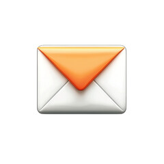 Poster - Sending thoughts and wishes with a glossy email icon perfect for on transparent background