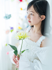 Poster - 可愛い少女のポートレート