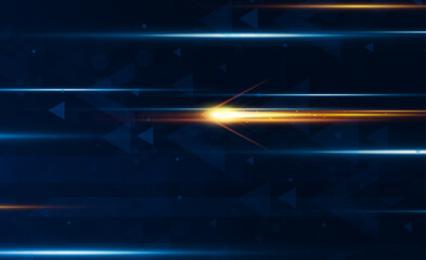 Poster - Abstract speed Light out technology background Hitech communication concept innovation background,  vector design