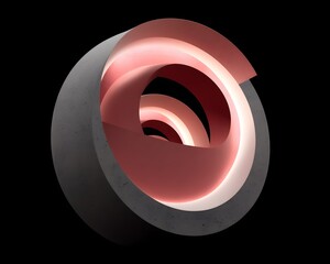 Poster - Infinite staircase, spiraling upwards into a glowing portal in the sky, mysterious and dreamlike, ethereal lighting casting soft highlights, surreal sci-fi aesthetic, deep perspective, ultra-detailed