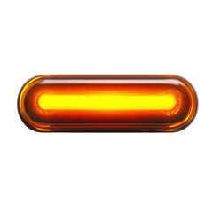 Poster - Glowing neon minus sign illuminates a dark space symbolizing subtraction on transparent background