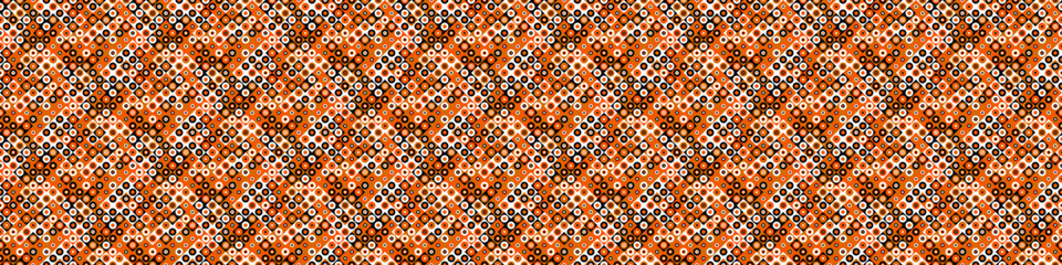 Poster - Horizontal seamless geometric mosaic pattern background design