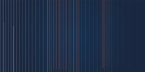Poster - A modern abstract vector features vertical lines in white to orange tones fading into a dark background. Lines span the full height and gradually disappear toward the right, creating depth and motion.