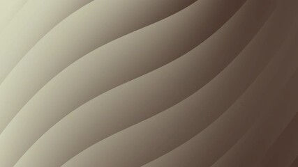 Poster - Abstract wavy brown and beige gradient lines create a smooth, modern, and minimalistic background, Abstract texture Gradient motion Background animation.