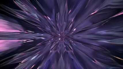 Wall Mural - Layered shapes exploding outward from a central point