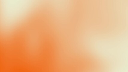 Poster - A soft orange and cream abstract gradient background with a smooth blended texture, Abstract texture Gradient motion Background animation.