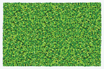 Fototapete - Green grass field background. Texture of green lawn grass. Green grass seamless texture. Vector illustration.