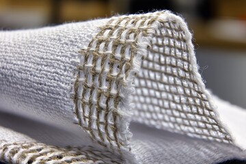 Poster - High-quality textile showcasing unique woven patterns and textures for crafting or home decor