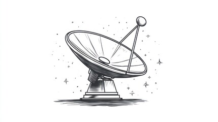 Poster - Satellite dish illustration (2)