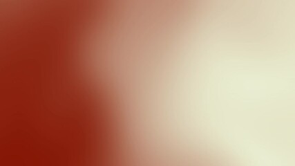 Poster - A warm gradient background transitions from a rich reddish brown to a pale cream hue, creating a soft and abstract visual effect, Abstract texture Gradient motion Background animation.