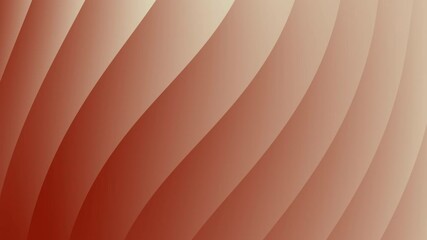 Poster - Soft diagonal stripes in warm beige and reddish tones create a smooth abstract background, Abstract texture Gradient motion Background animation.