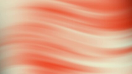 Poster - A soft, abstract wave pattern featuring flowing gradients of coral and cream tones, Abstract texture Gradient motion Background animation.