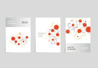 Aufkleber - Colorful template banner with gradient color. Design with liquid shape