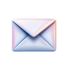 Poster - A shimmering email icon hinting at fresh connections and exciting news on transparent background