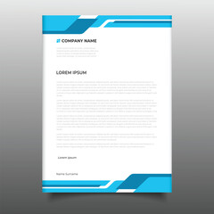 Poster - Elegant corporate business letterhead template geometric design background