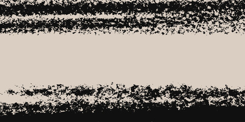 Aufkleber - Abstract Black Frame Grunge Texture Design Background. Vector ilustration