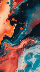 Wall Mural - digital technology enamel texture poster background