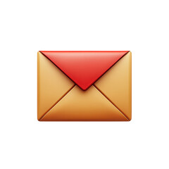 Poster - An inviting email icon promising connection and messages of importance on transparent background