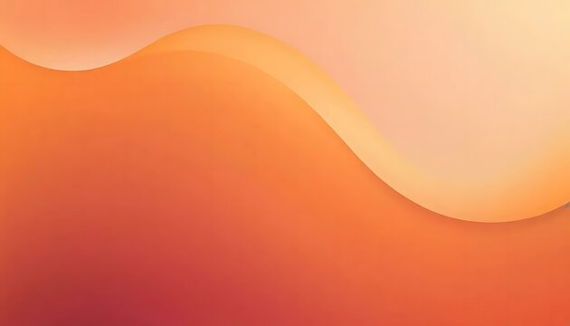 Abstract gradient background with smooth flowing waves, warm and inviting orange color palette.