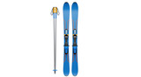 Isolated Skis and Poles