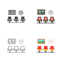 Wall Mural - Seats Vector Icon