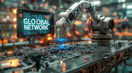Poster - Global Network, Robotic Automation in Modern Technology