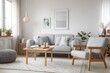 © Abian rasyid - Light-filled living room with a neutral color palette.