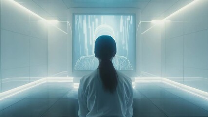 Poster - Exploration of artificial intelligence in a futuristic environment through immersive visual technology