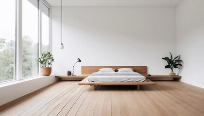 Aufkleber - Minimalist Modern Bedroom Interior Design