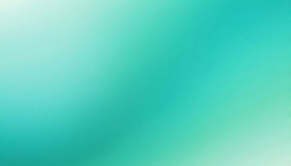 Poster - A serene, soft gradient of teal and aqua creates a calming and visually appealing background image.