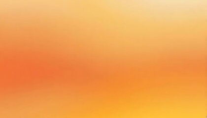 Poster - A gradient background of bright orange fading into pale yellow evokes warmth and simplicity