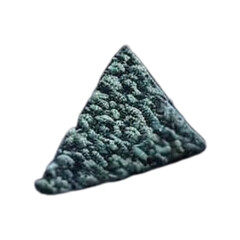 Poster - Detailed triangle shape texture close up macro photo for graphic design and artistic backgrounds and concepts