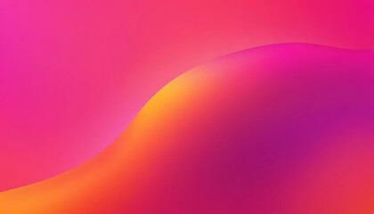 Aufkleber - Vibrant gradient blend of pink, orange, and purple creates a fluid, dreamy, and luminous effect