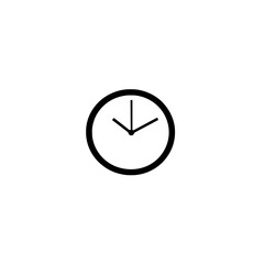 Poster - vector clock icon
