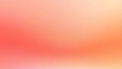 Poster - Soft gradient of peach and coral hues evokes warmth, creating a comforting abstract background.