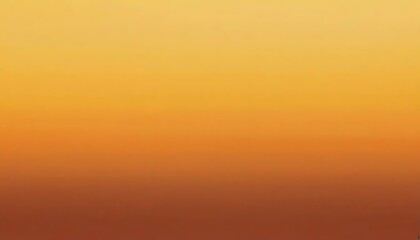 Poster - Abstract gradient background with warm sunset tones of orange and yellow blended softly together.