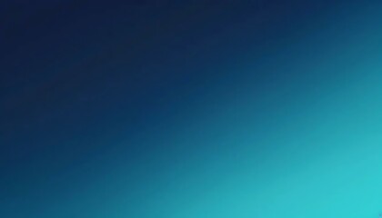 Poster - Tranquil gradient from deep indigo to vibrant teal evokes a sense of calm and expansive space.