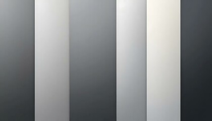 Poster - Abstract background with vertical bands of varying shades of gray, creating a calming mood.