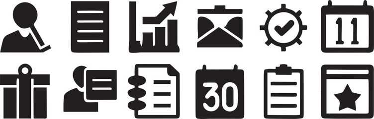 Poster - Project and Task Management Icon Set