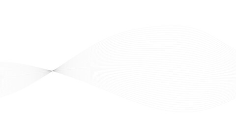 Wall Mural - halftone flowing wavy gray gradient dots shape isolated on white background. digital future technolo