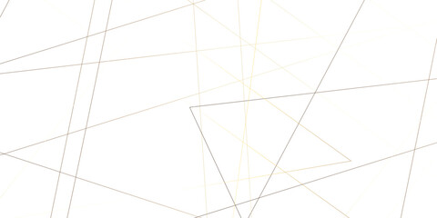 Aufkleber - Abstract luxury gold geometric random chaotic lines with many squares and triangles shape. Seamless luxury geometric premium luxury banner presentation gold line	