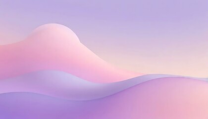 Aufkleber - Smooth, pastel waves flow gently in soft, airbrushed hues creating a dreamy, ethereal atmosphere.