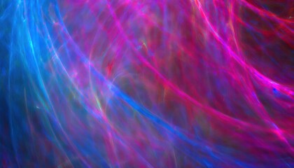 Aufkleber - vibrant neon lightwave swirl with pink and blue energy streams for digital art, web design, abstract wallpaper, or branding background

