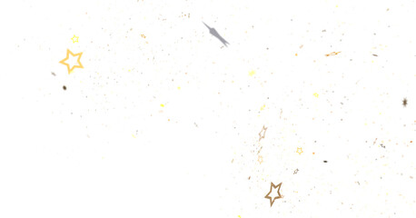 Aufkleber - Golden Confetti Celebration
