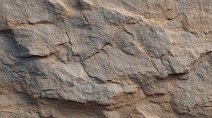 Poster - textured rock surface with natural cracks and weathered pores as abstract background for design