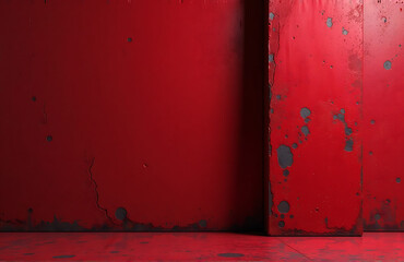 Poster - dark red abstract backgrounds feature alongside red grunge walls red banners metallic corrosion textures