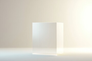 Aufkleber - empty podium with reflective surface sparse and minimalistic composition conveying simplicity and elegance
