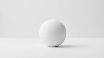 Poster - isolated object on pristine white backdrop showcasing elegant symmetry and minimalistic design ensuring plenty of copy