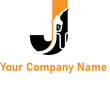 © ahmed - Initial J letter Logo Design vector Template. Abstract Letter J logo Design of a gas pump